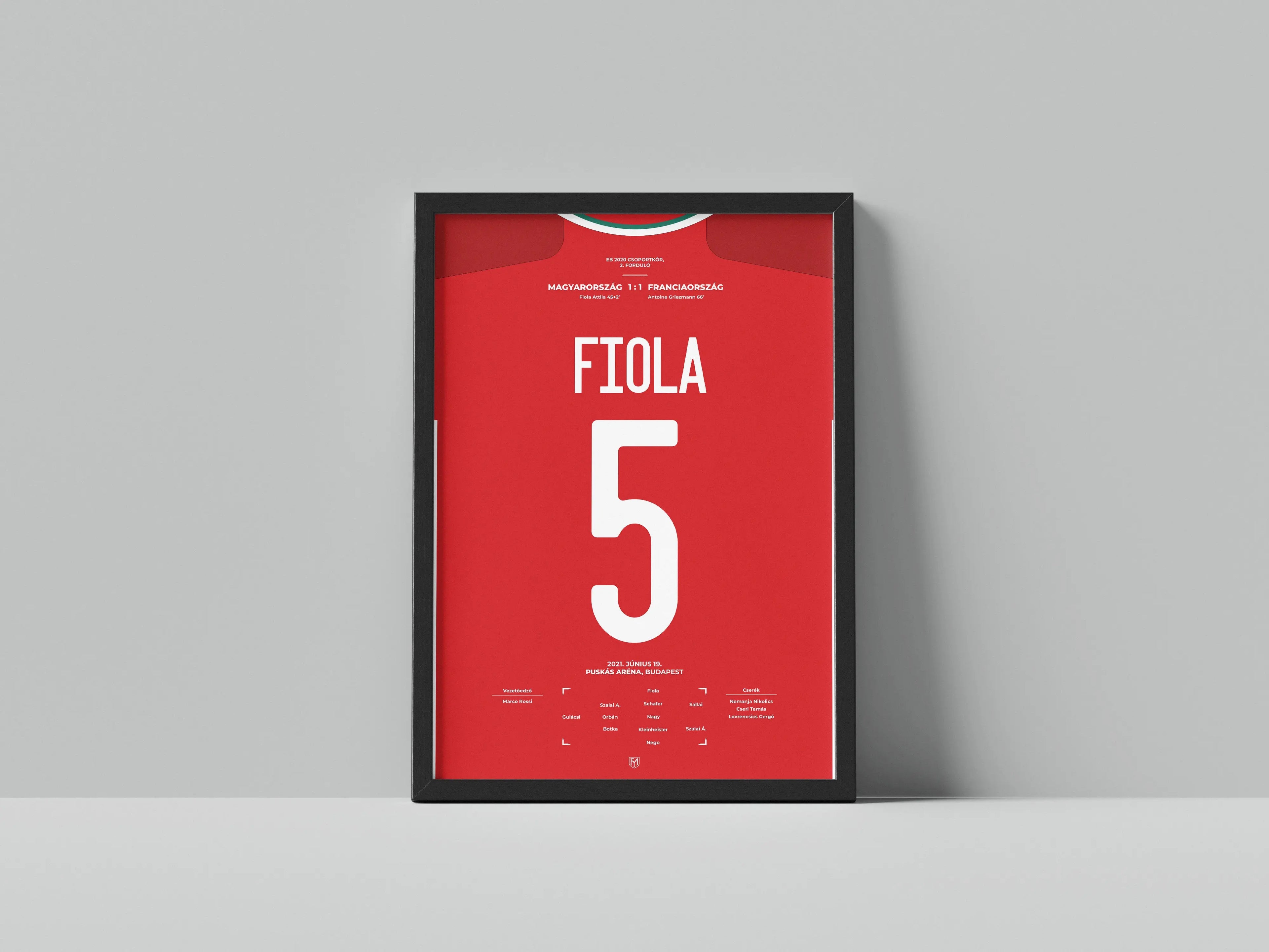 Fiola Attila gólja Franciaország ellen FociMűhely