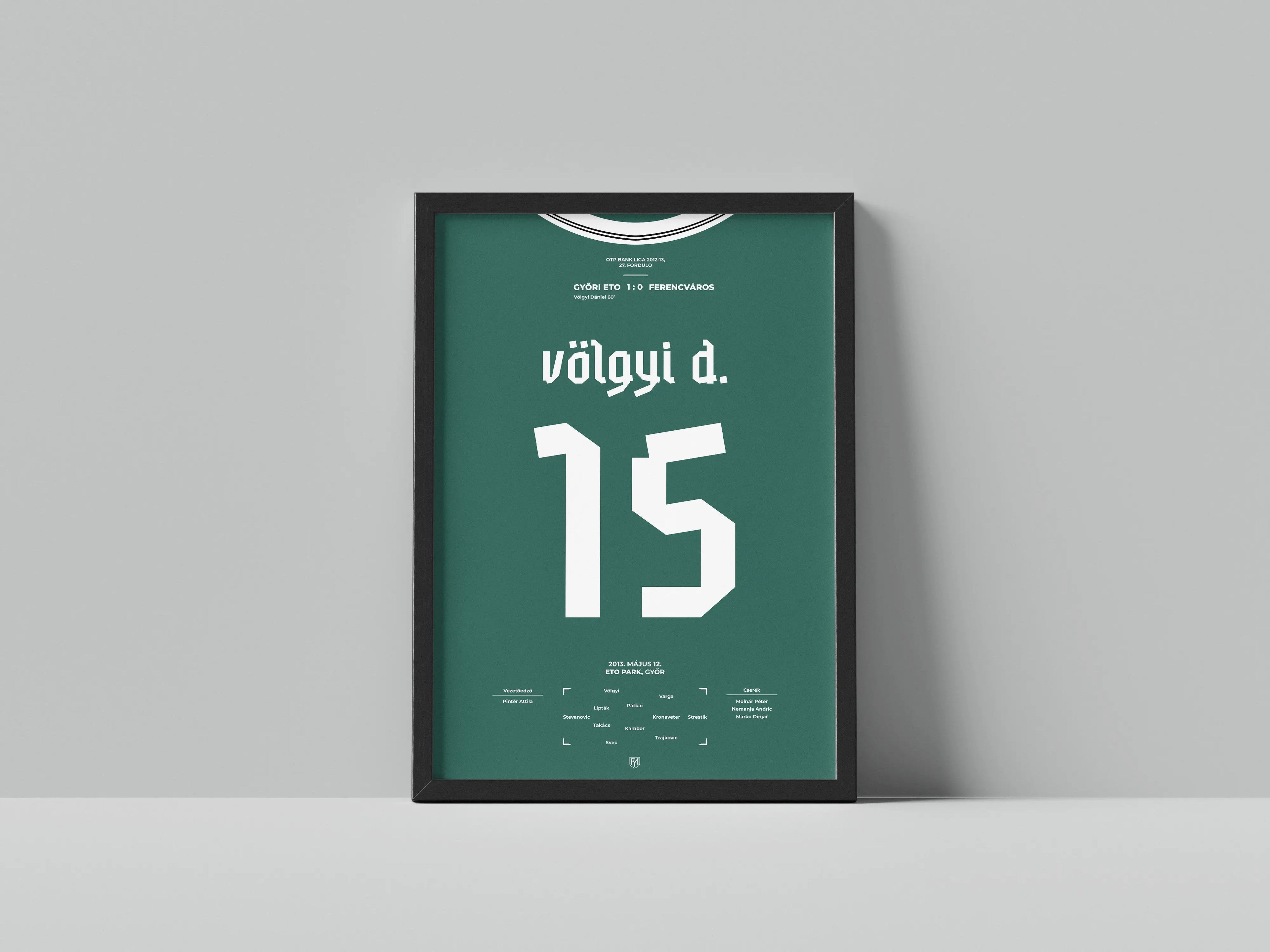 Völgyi Dániel bajnoki címet érő gólja a Ferencváros ellen FociMűhely