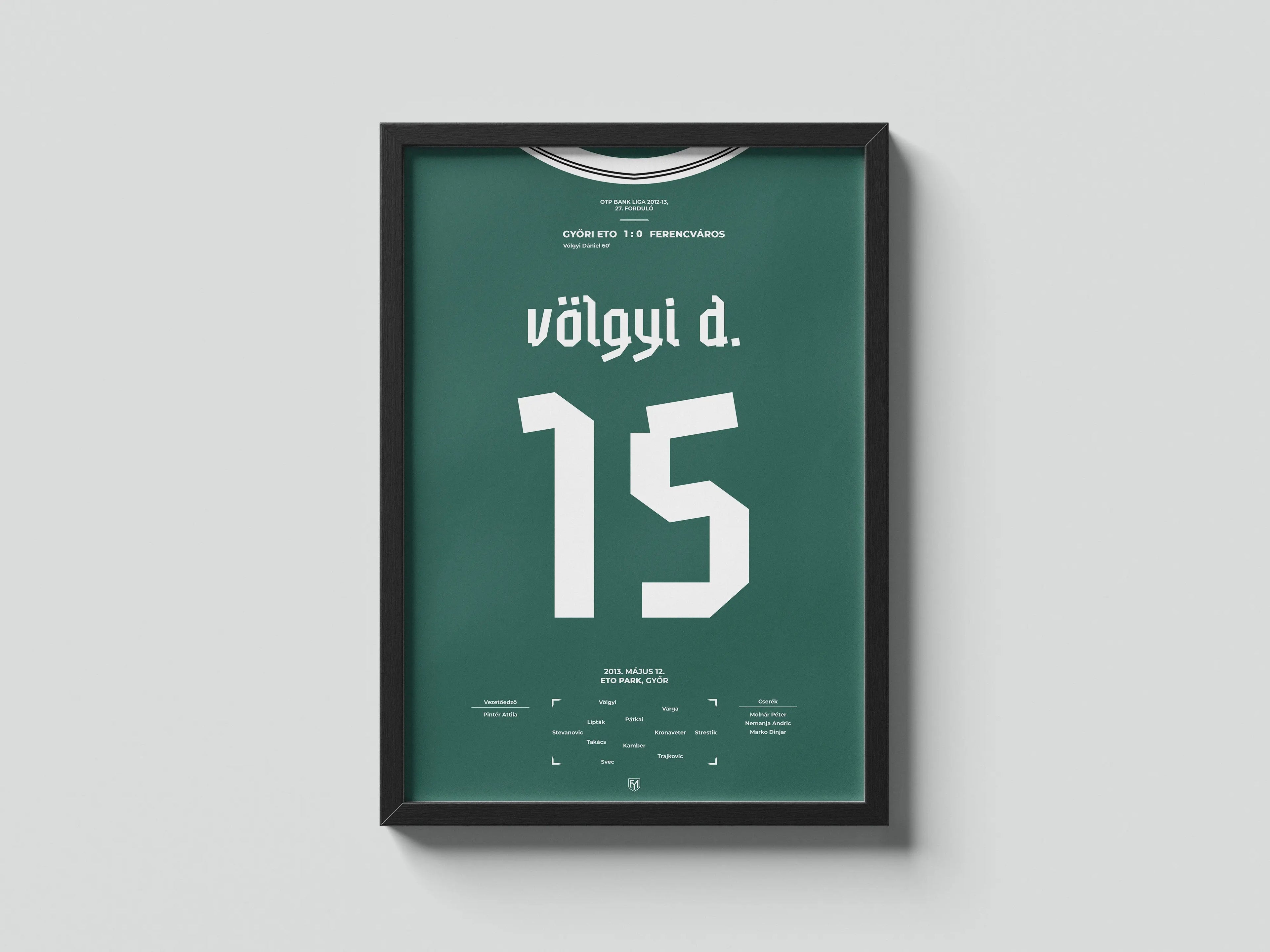 Völgyi Dániel bajnoki címet érő gólja a Ferencváros ellen FociMűhely