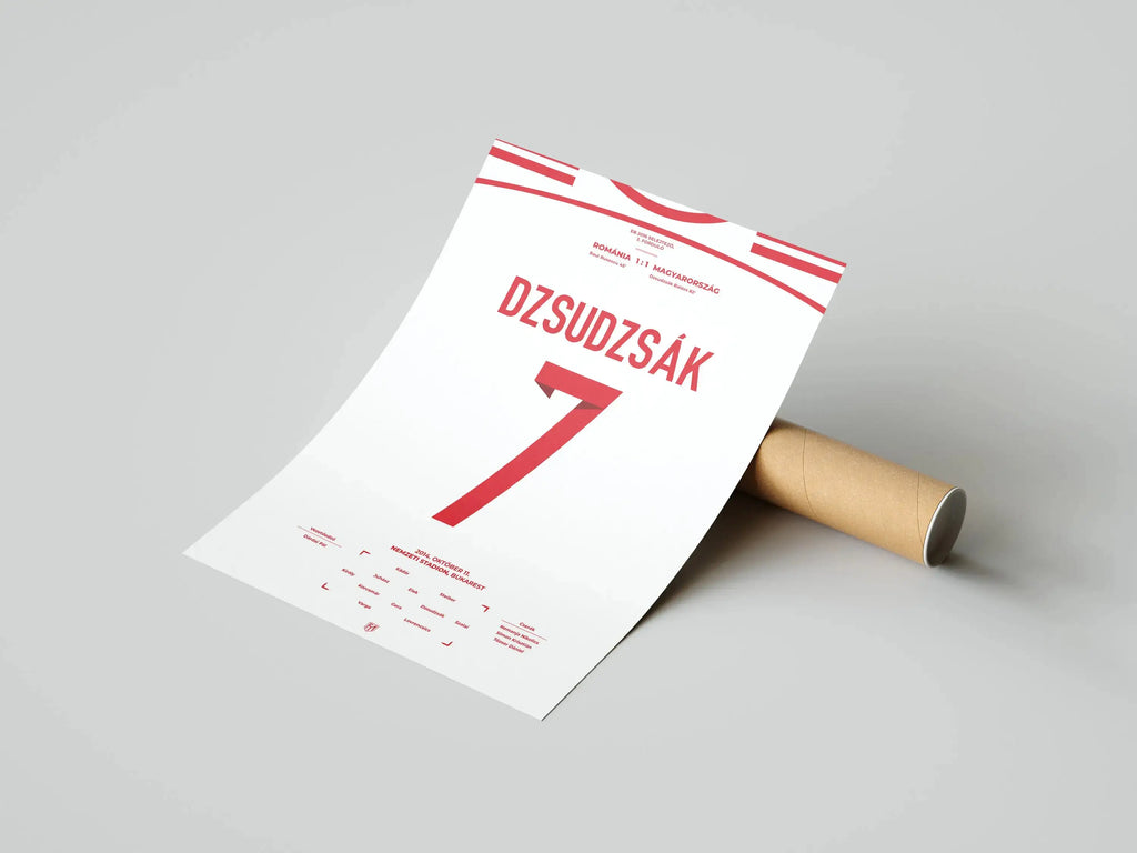 Dzsudzsák Balázs magyar válogatott focis poszter