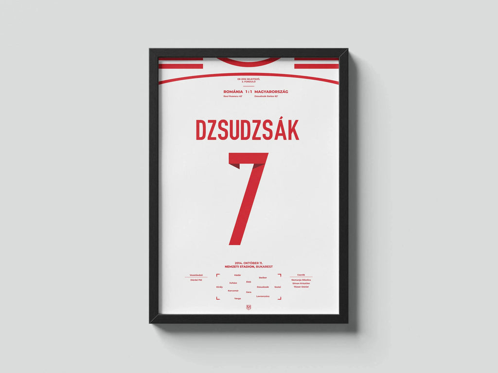 Dzsudzsák Balázs magyar válogatott focis poszter