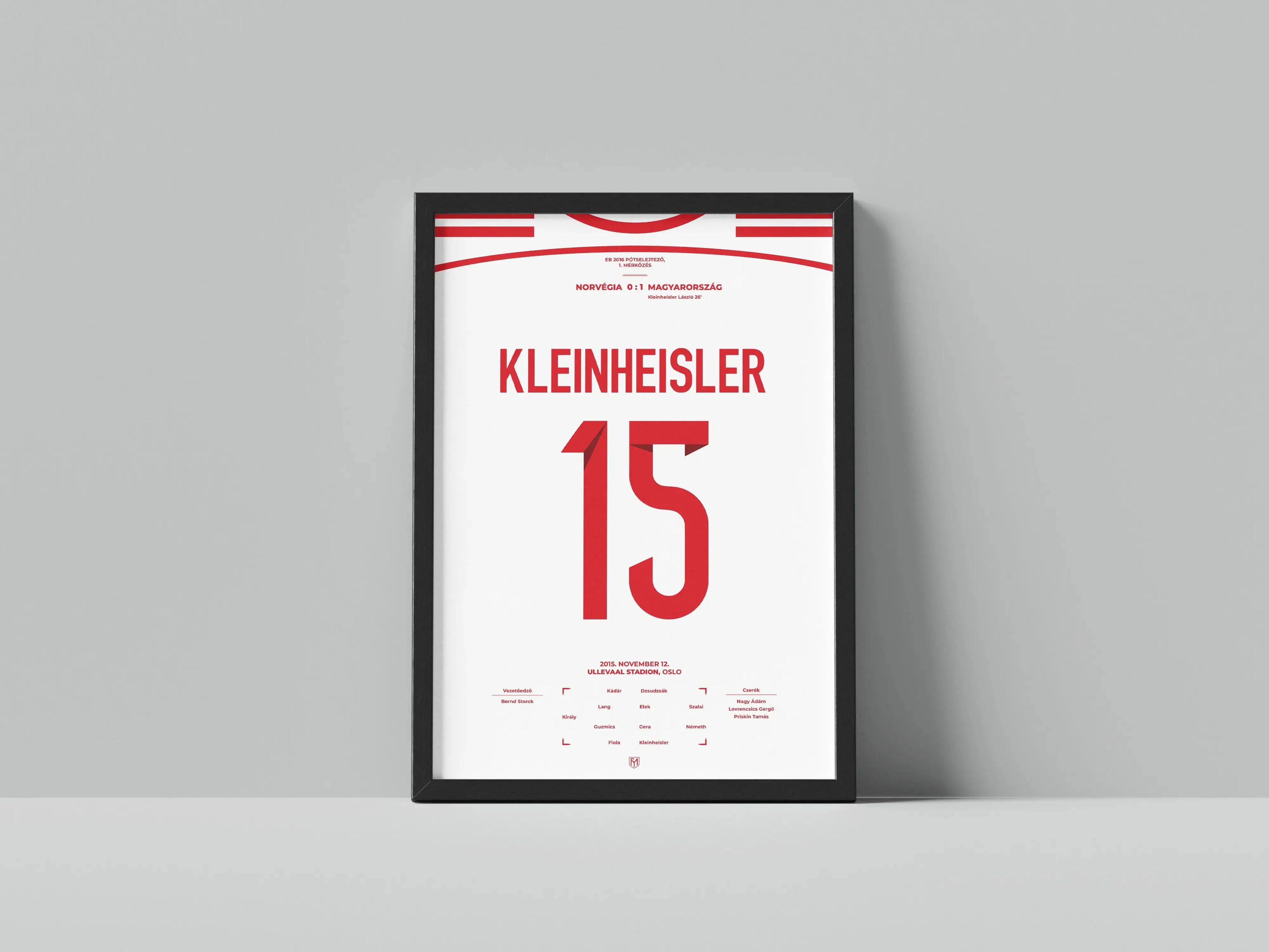 Kleinheisler László magyar válogatott focis poszter