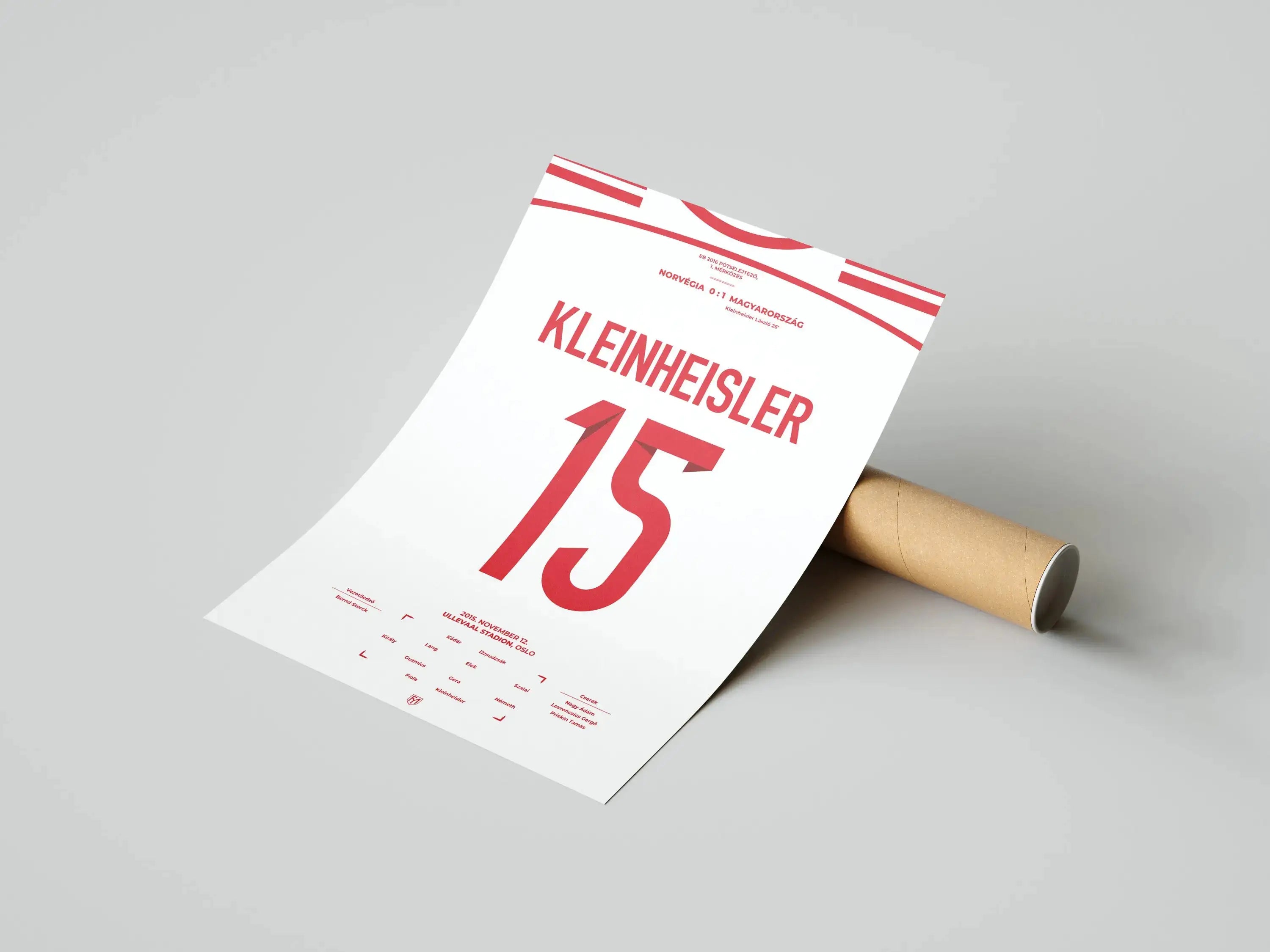 Kleinheisler László magyar válogatott focis poszter