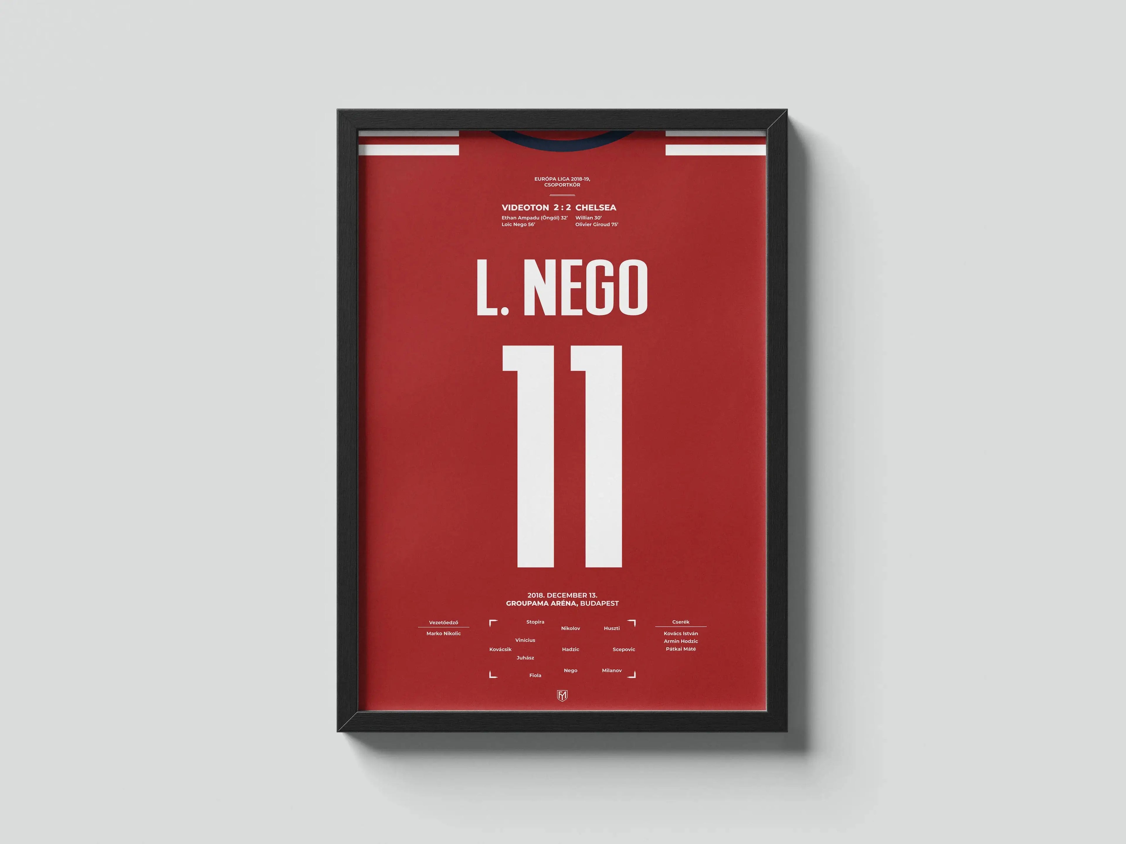 Loïc Nego Videoton focis poszter