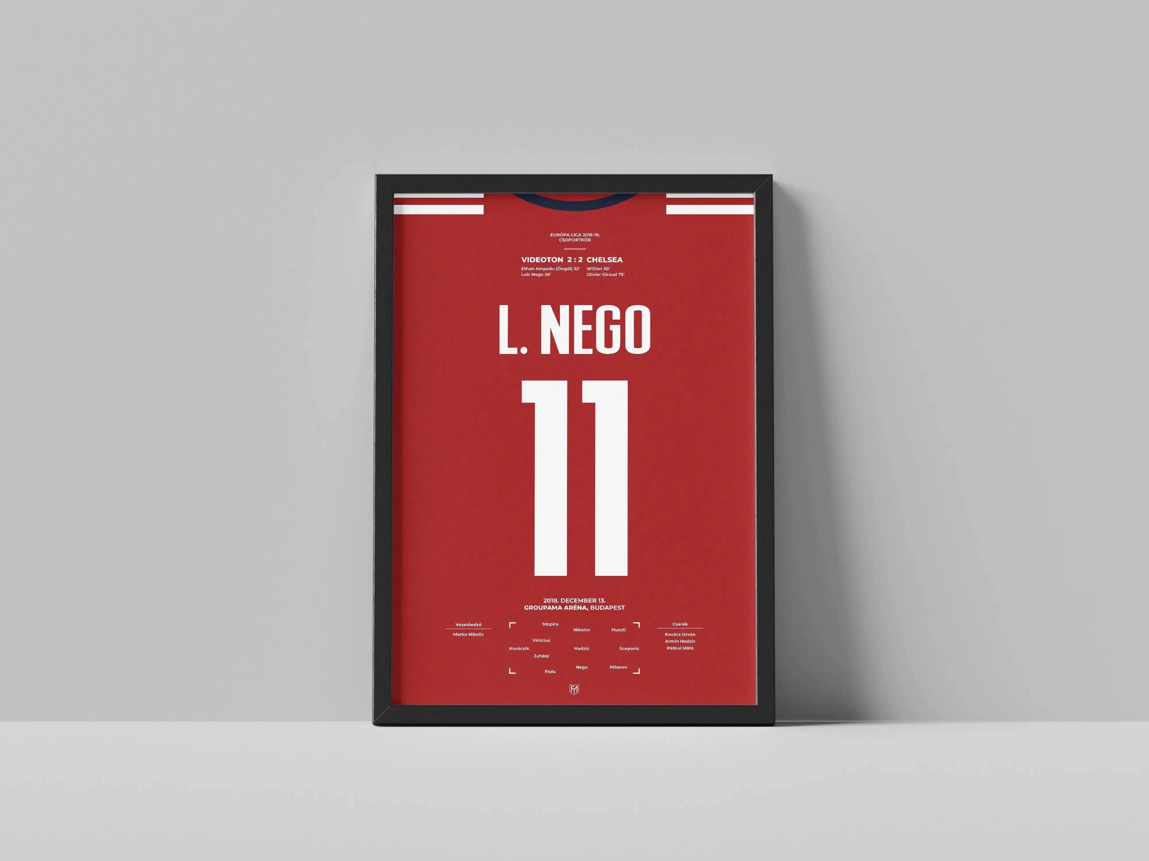 Loïc Nego Videoton focis poszter