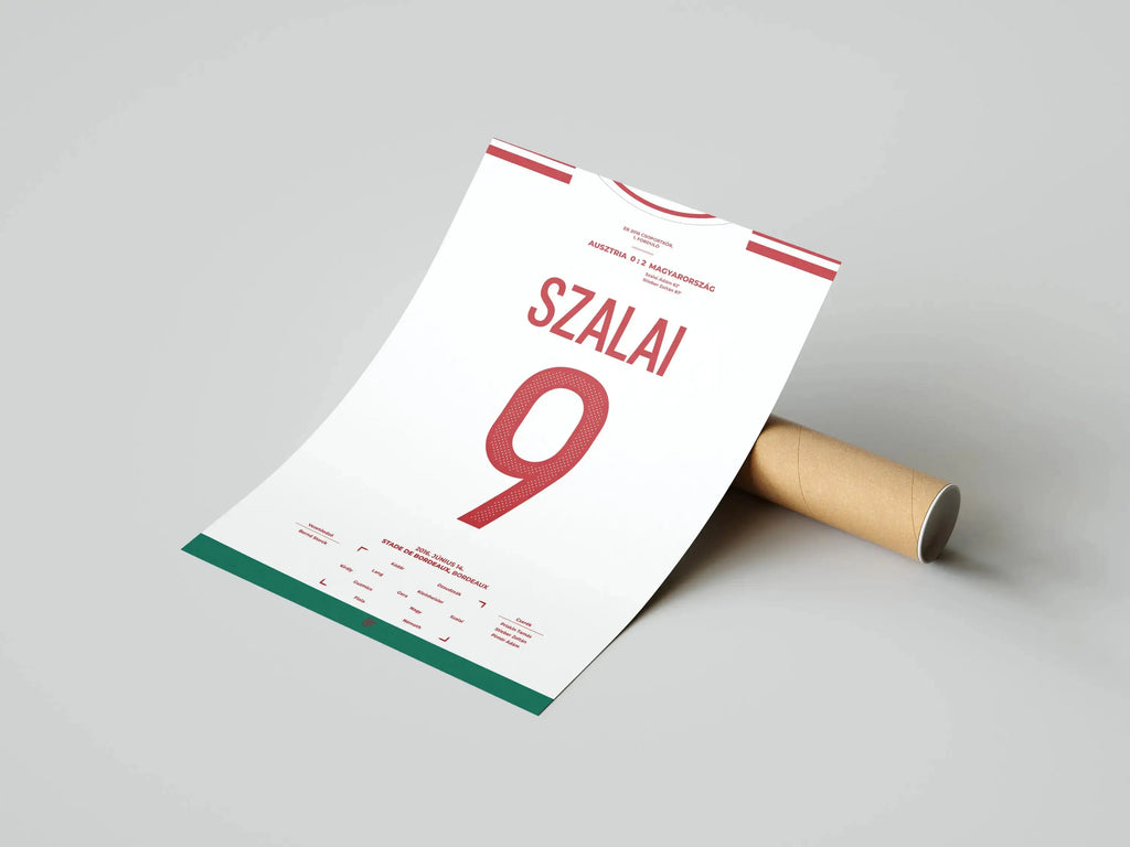 Szalai Ádám magyar válogatott focis poszter