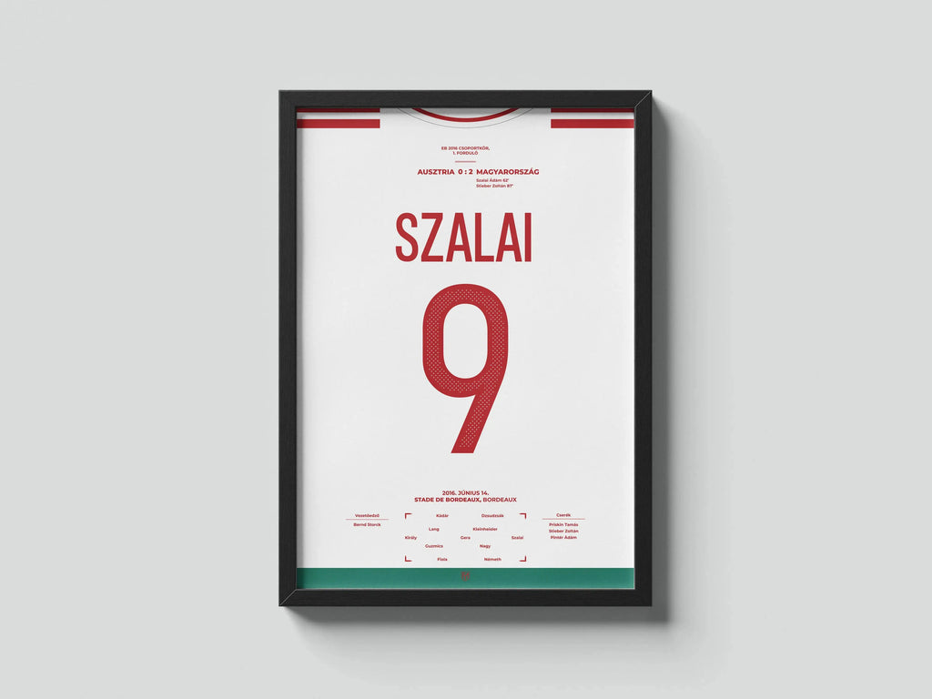 Szalai Ádám magyar válogatott focis poszter