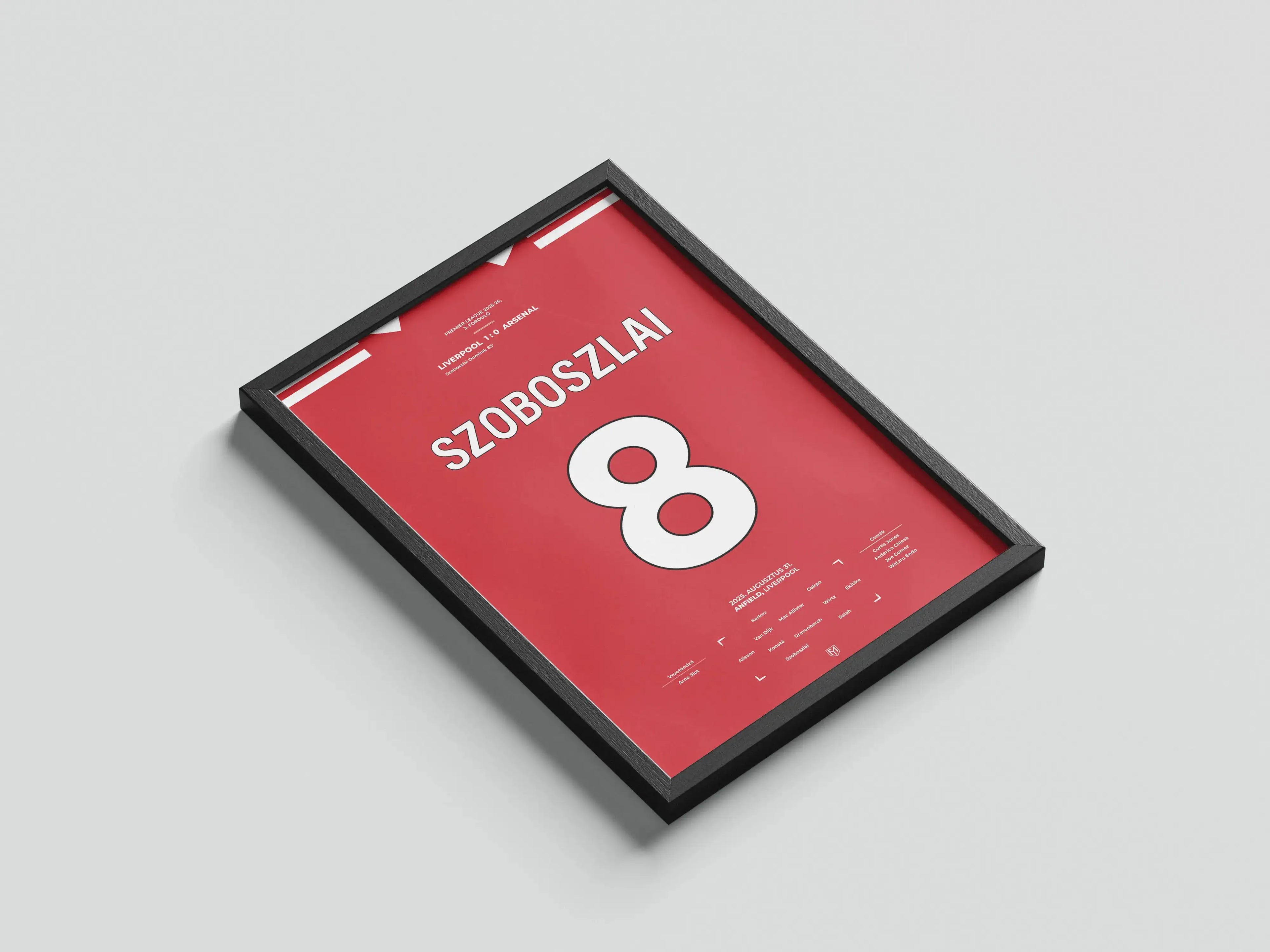 Szoboszlai Dominik Liverpool focis poszter