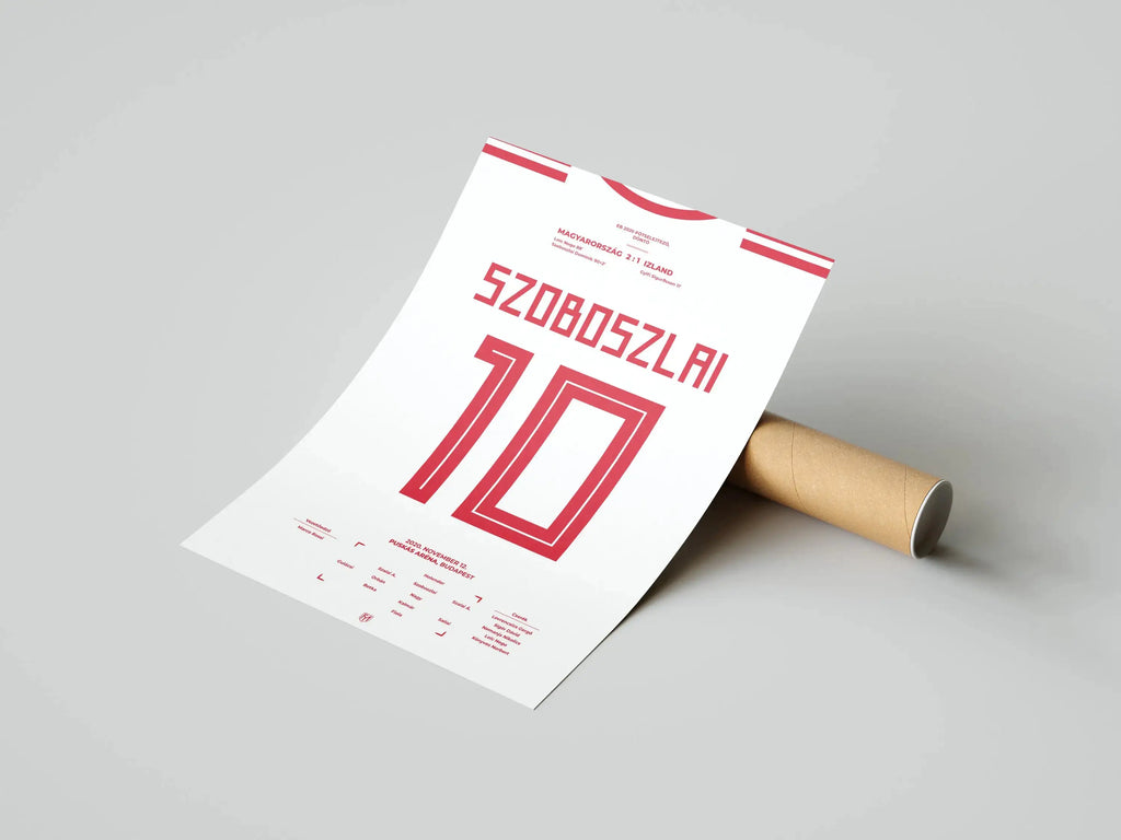 Szoboszlai Dominik magyar válogatott focis poszter
