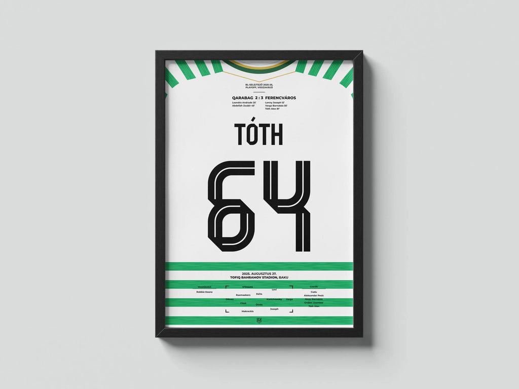 Tóth Alex Fradi focis poszter