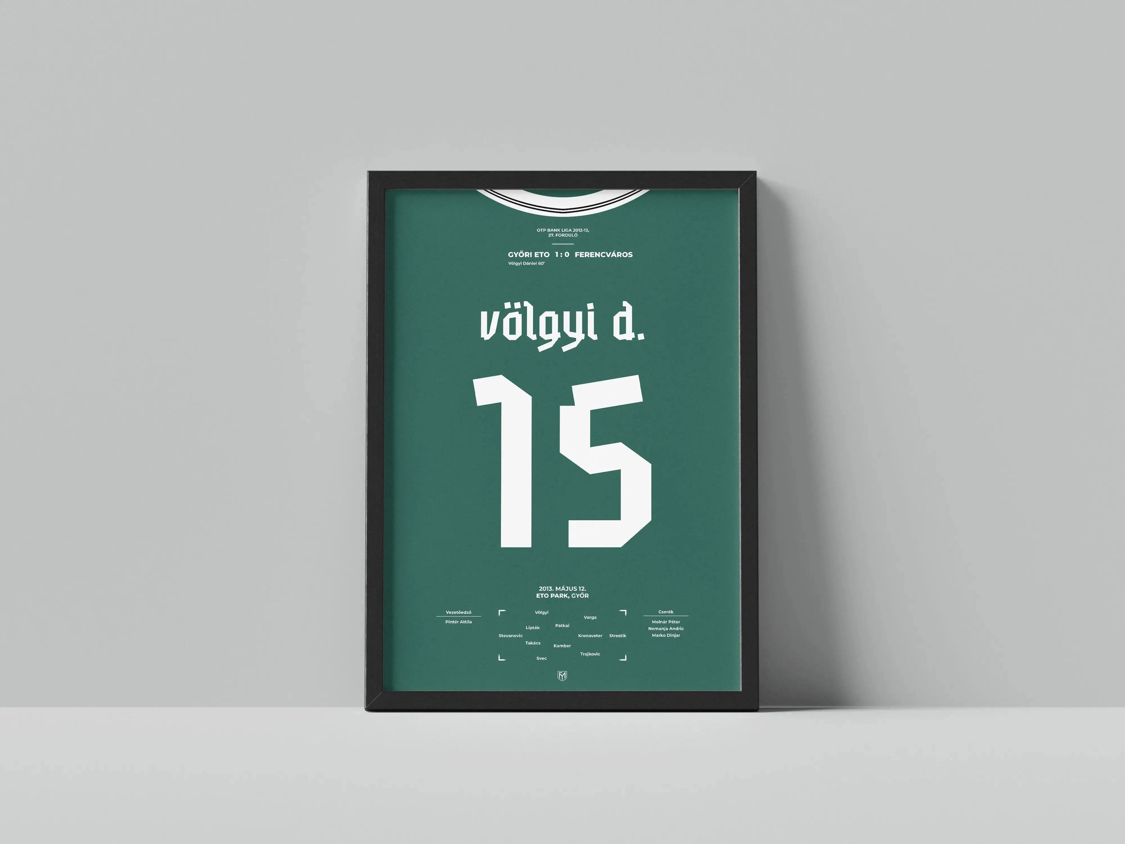 Völgyi Dániel Győri ETO focis poszter