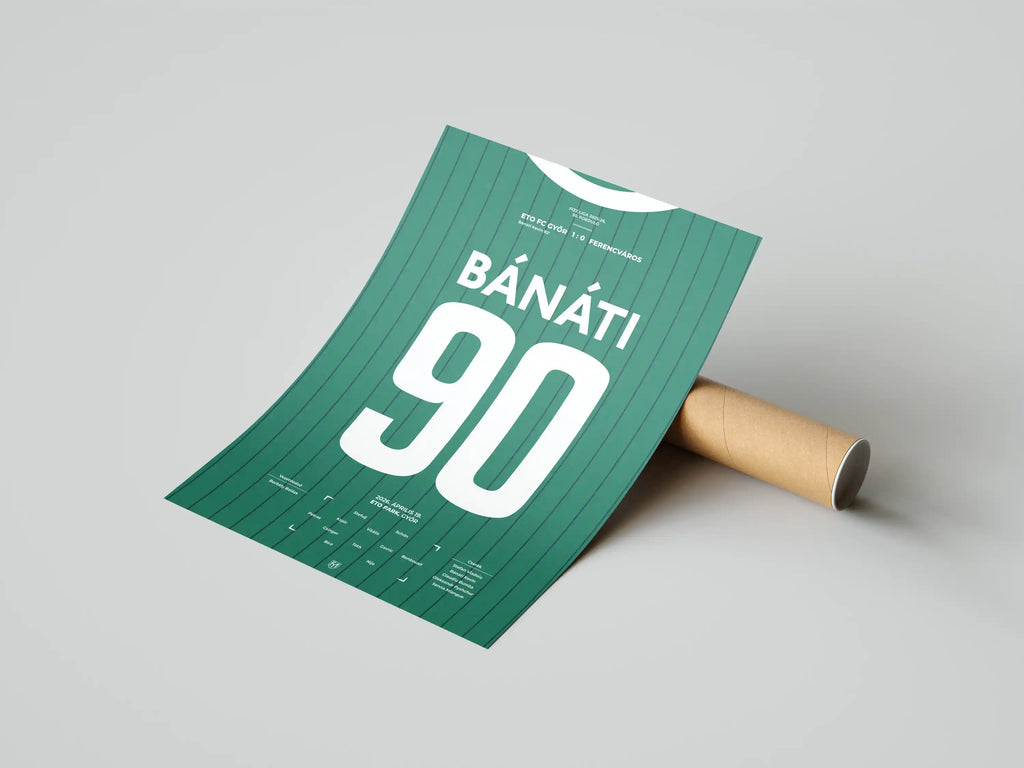Bánáti Kevin Győri ETO focis poszter