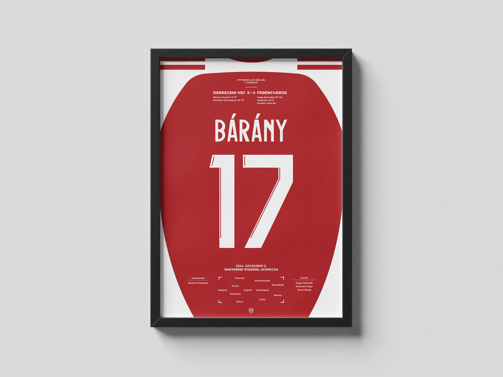 Bárány Donát triplája a Fradi ellen