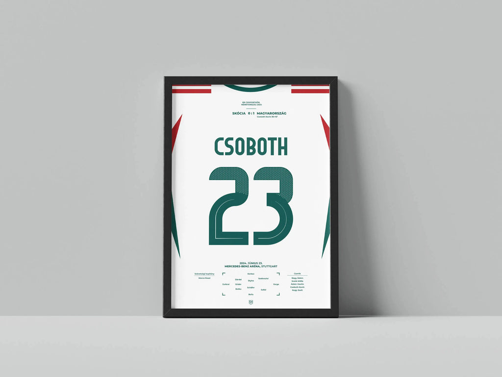 Csoboth Kevin magyar válogatott focis poszter