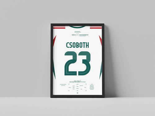 Csoboth Kevin magyar válogatott focis poszter