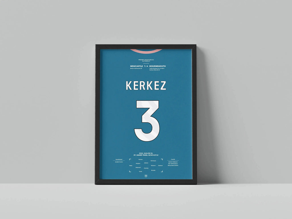 Kerkez Milos Bournemouth focis poszter