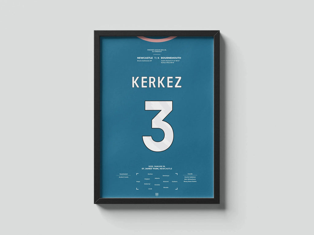 Kerkez Milos Bournemouth focis poszter