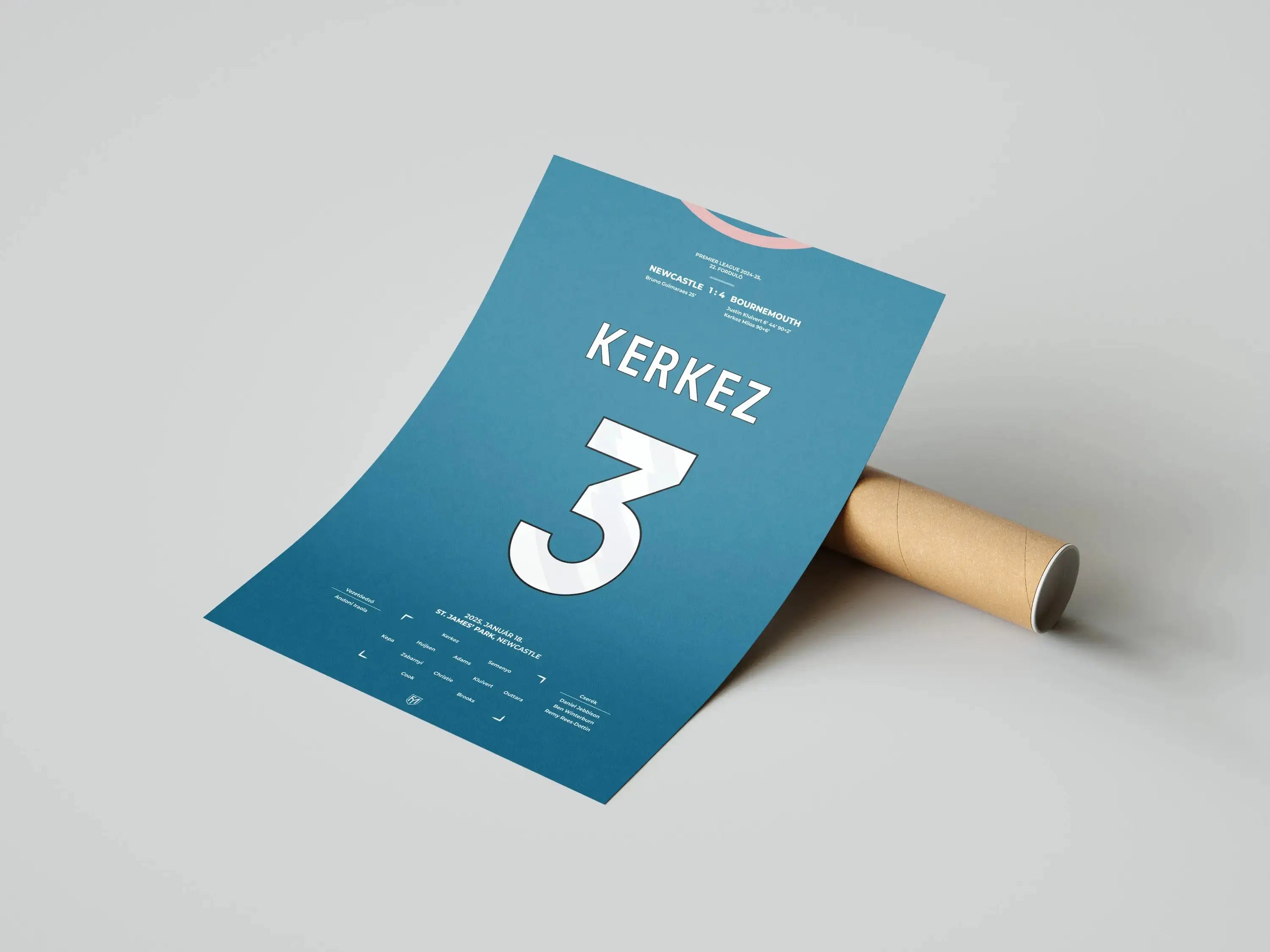 Kerkez Milos Bournemouth focis poszter