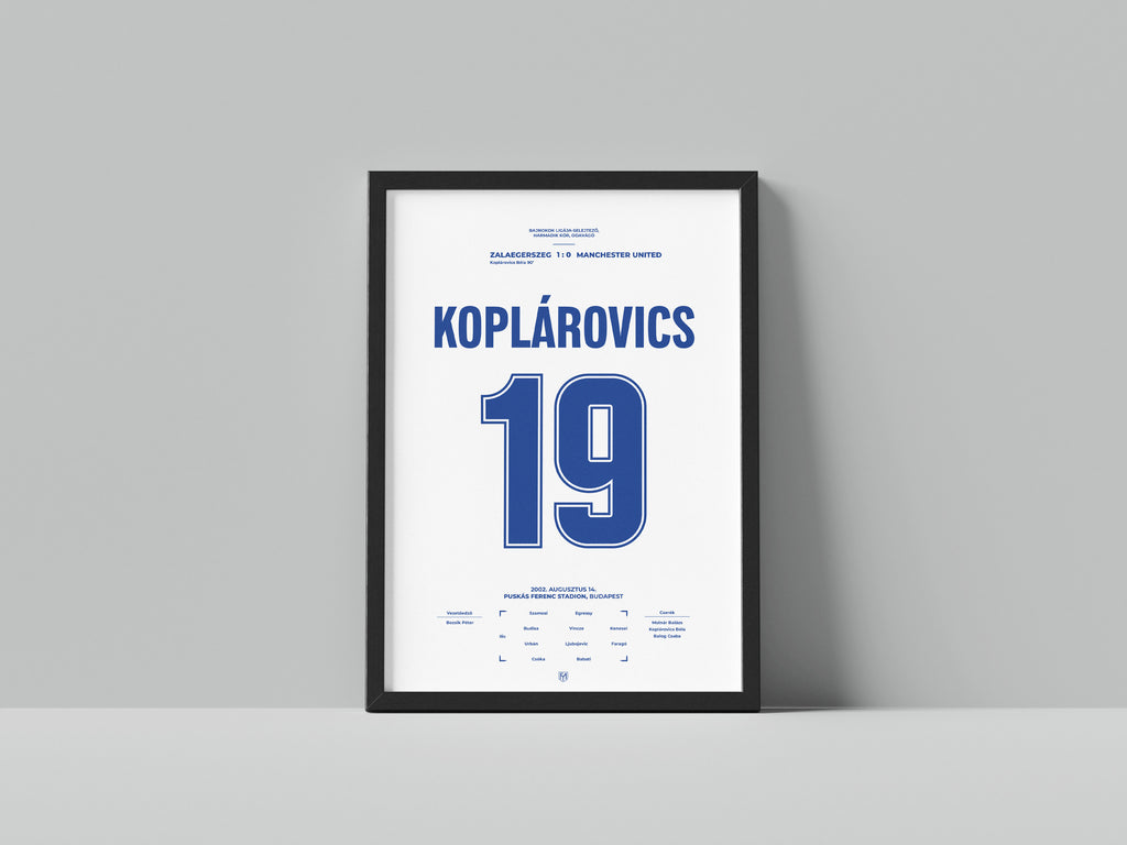 Koplárovics Béla győztes gólja a Manchester United ellen