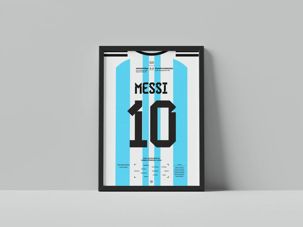 Lionel Messi duplája Franciaország ellen – FociMűhely hűtőmágnes
