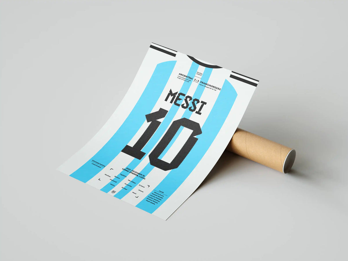 Lionel Messi argentin válogatott focis poszter