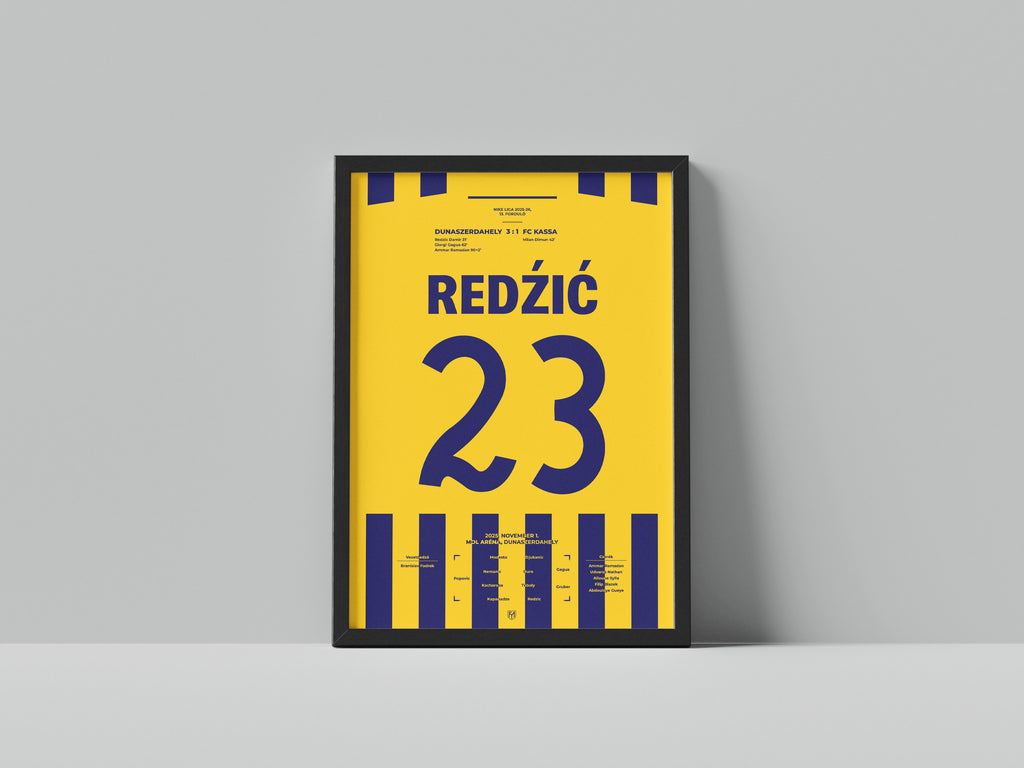 Redzic Damir bombagólja a Kassa ellen