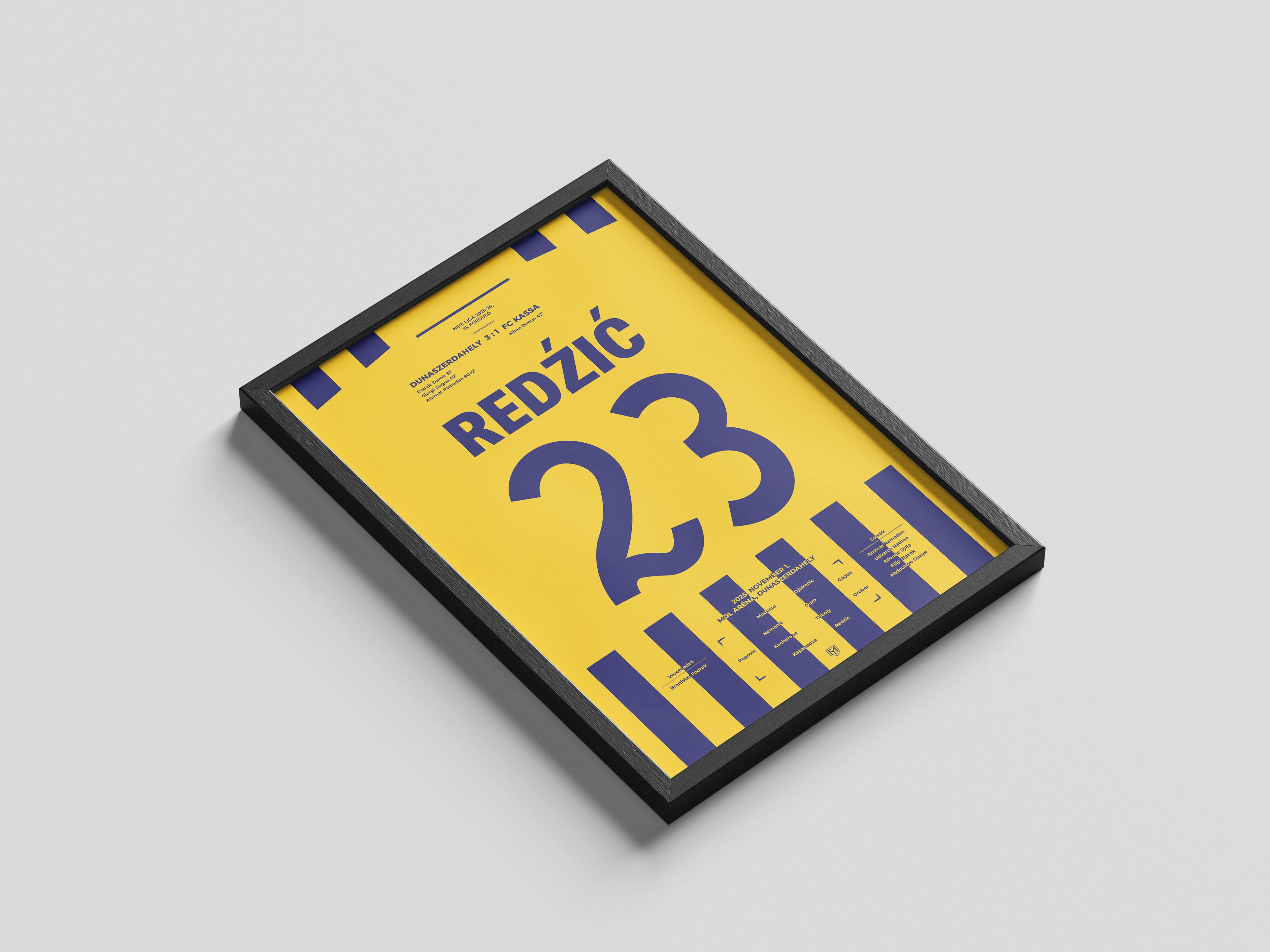 Redzic Damir bombagólja a Kassa ellen