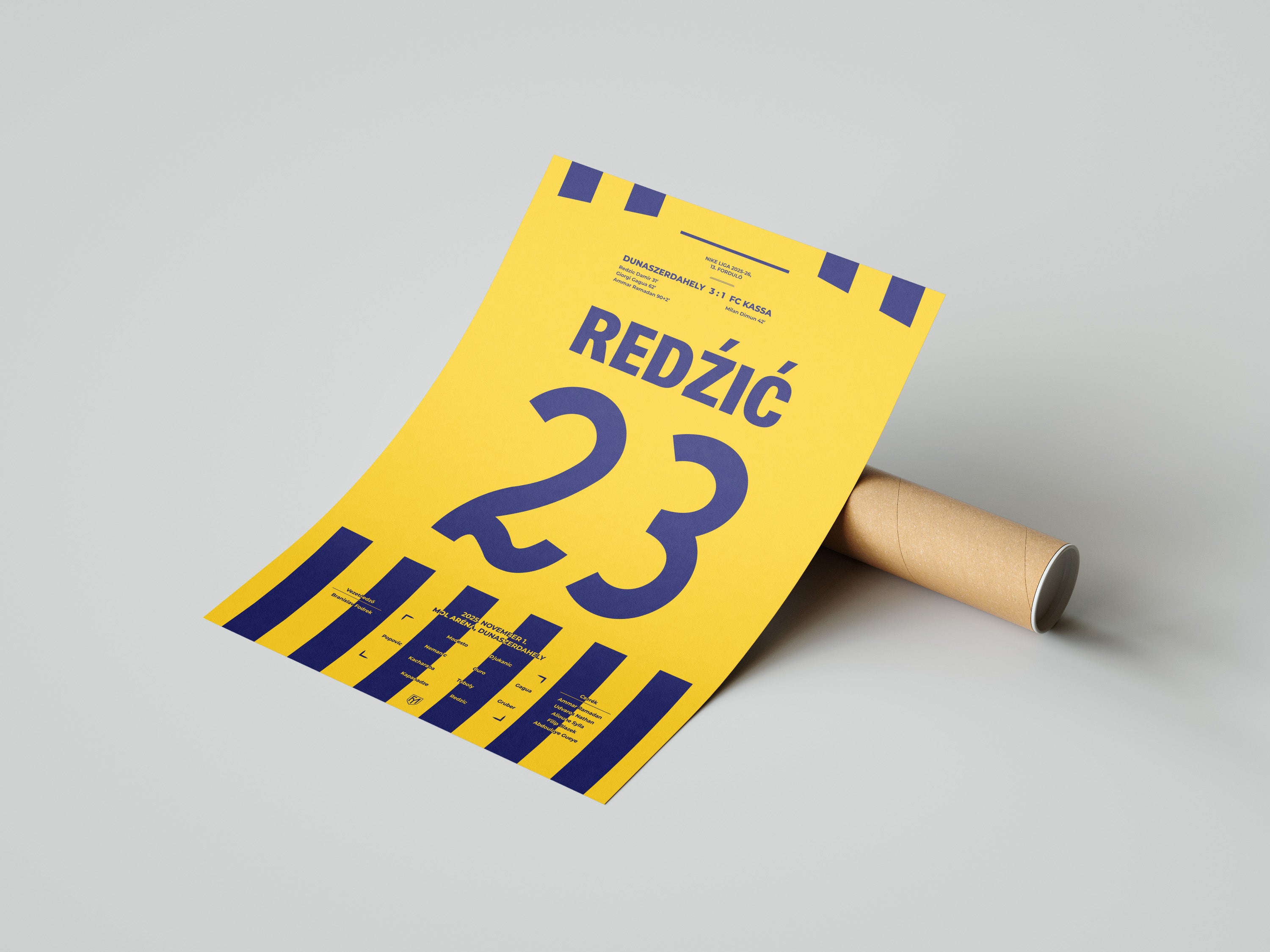 Redzic Damir bombagólja a Kassa ellen