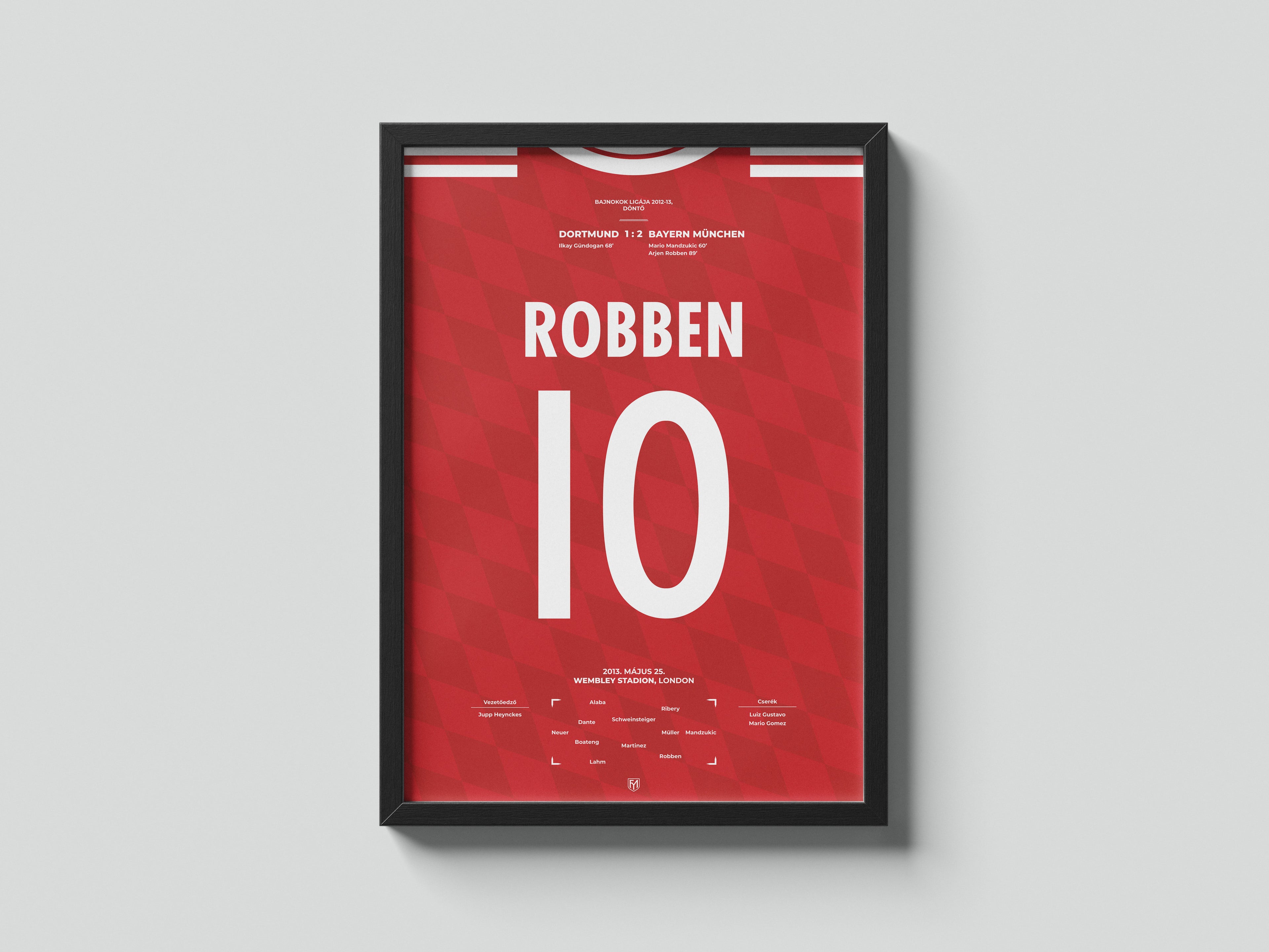 Arjen Robben BL győzelmet érő gólja a Dortmund ellen