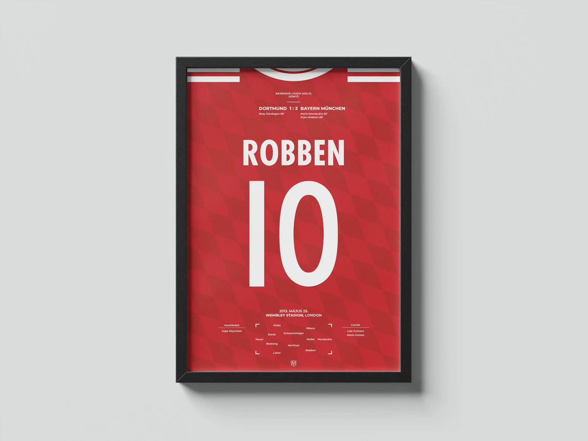 Arjen Robben Bayern München focis poszter