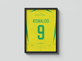 Ronaldo brazil válogatott focis poszter