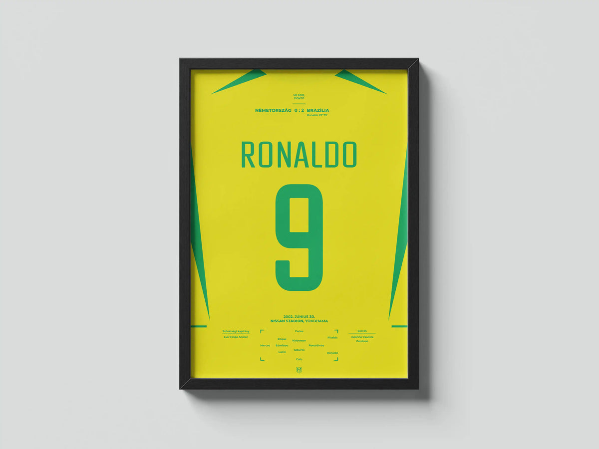 Ronaldo brazil válogatott focis poszter