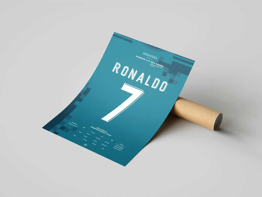 Cristiano Ronaldo Real Madrid focis poszter