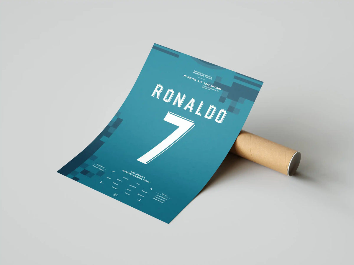 Cristiano Ronaldo Real Madrid focis poszter
