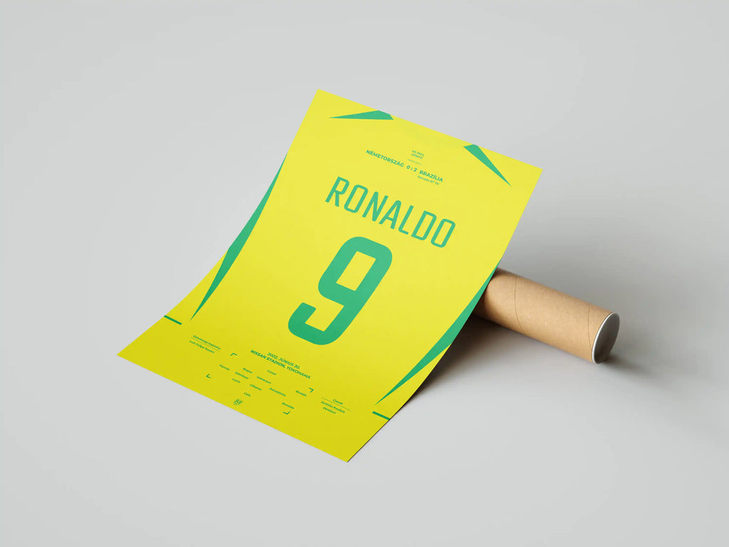 Ronaldo brazil válogatott focis poszter