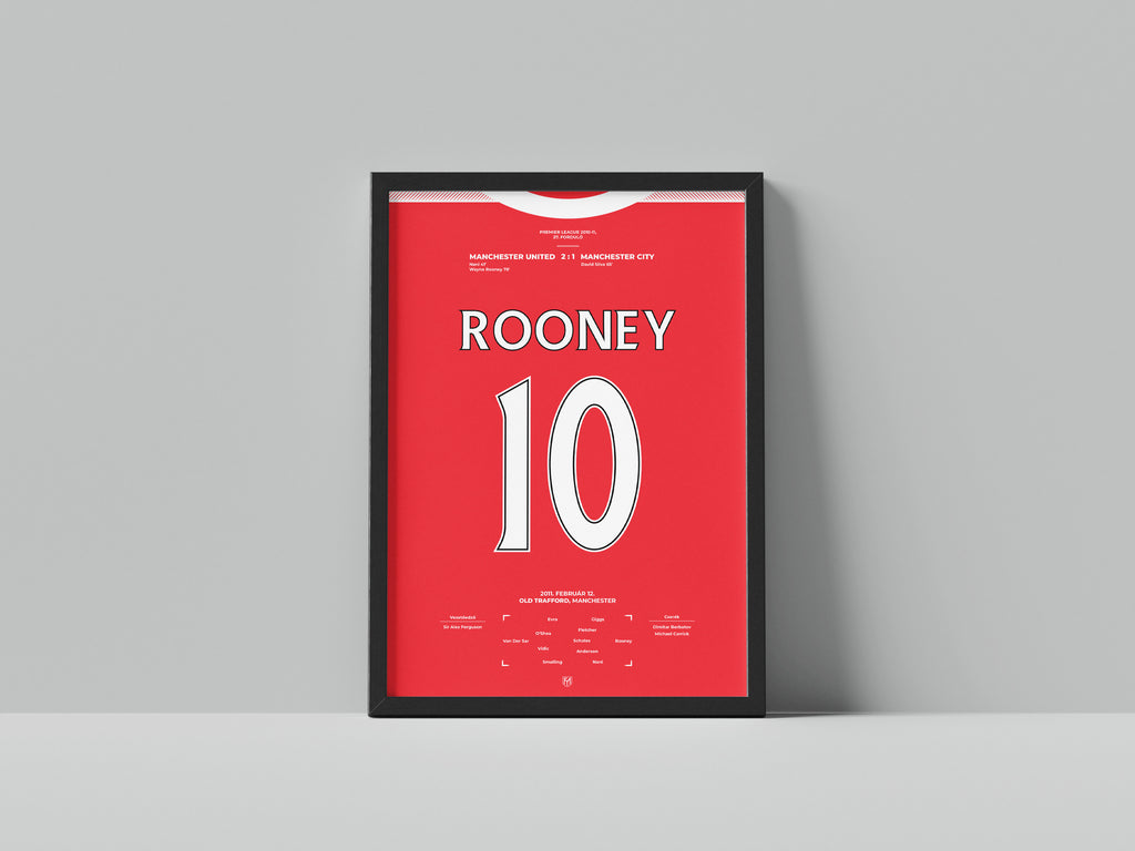 Wayne Rooney szenzációs ollózós gólja a Manchester City ellen