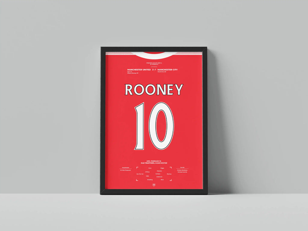 Wayne Rooney szenzációs ollózós gólja a Manchester City ellen – FociMűhely hűtőmágnes
