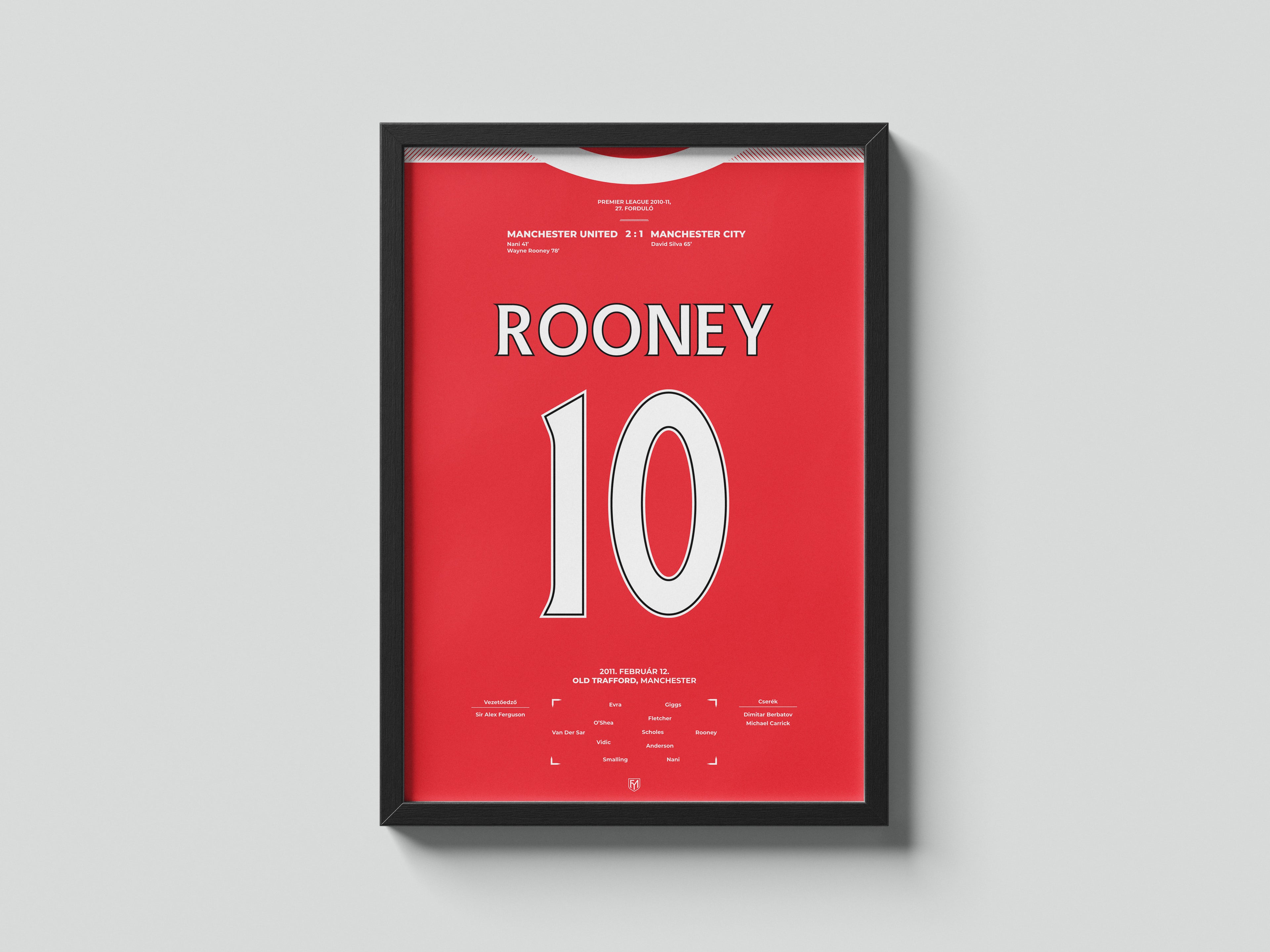 Wayne Rooney szenzációs ollózós gólja a Manchester City ellen