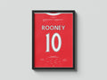 Wayne Rooney Manchester United focis poszter