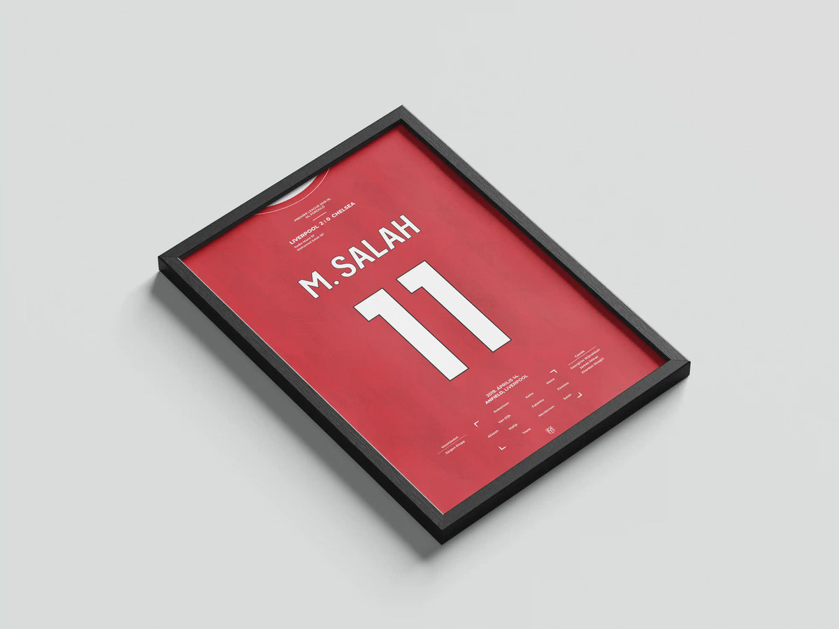 Mohamed Salah Liverpool focis poszter