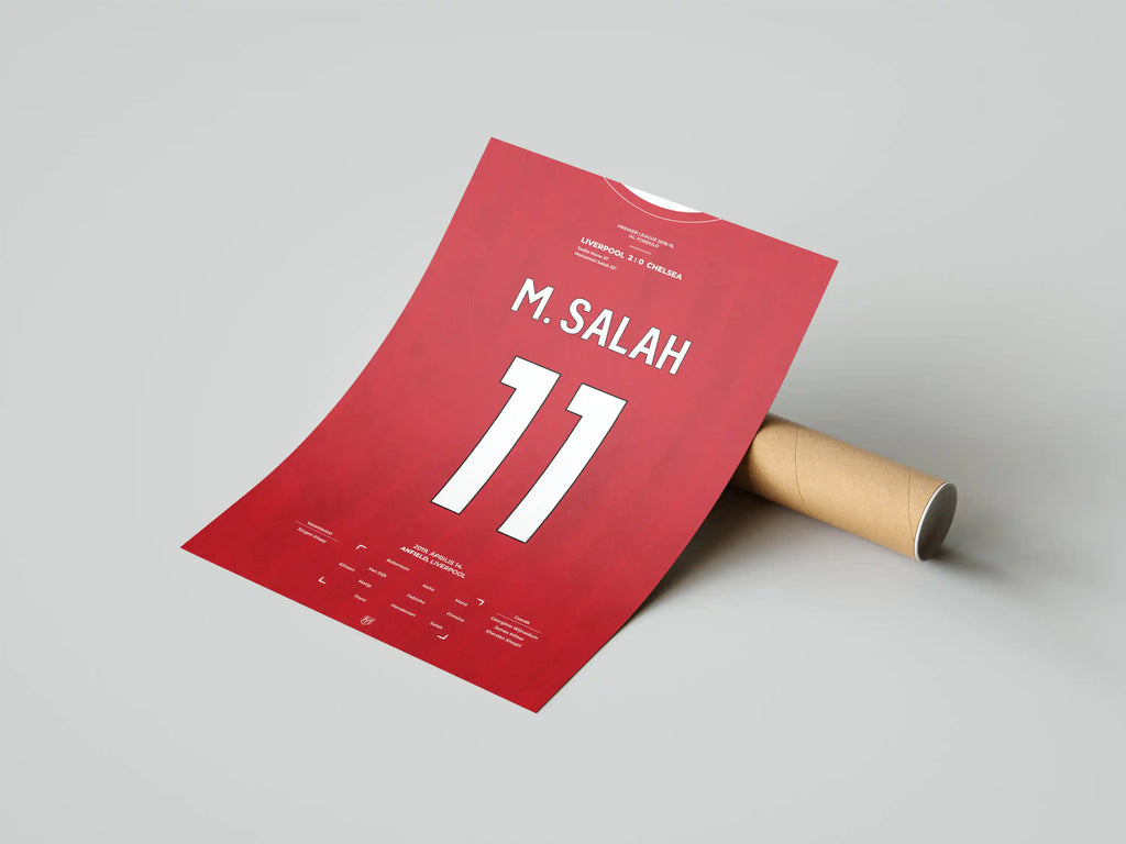Mohamed Salah Liverpool focis poszter