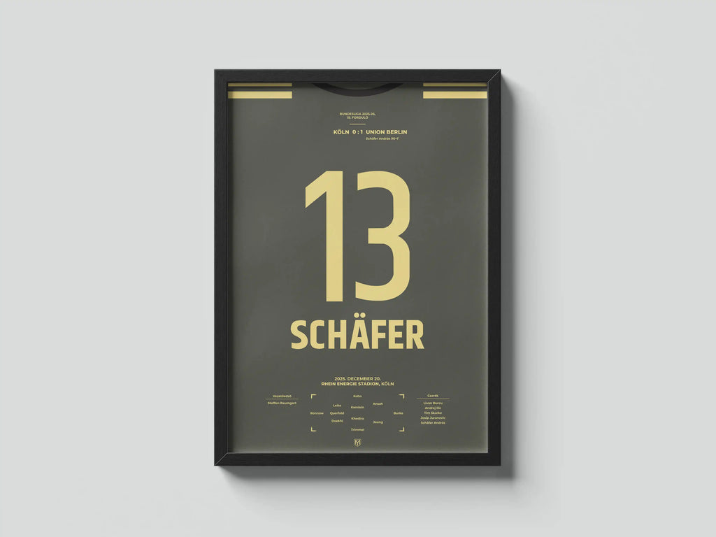 Schäfer András Union Berlin focis poszter