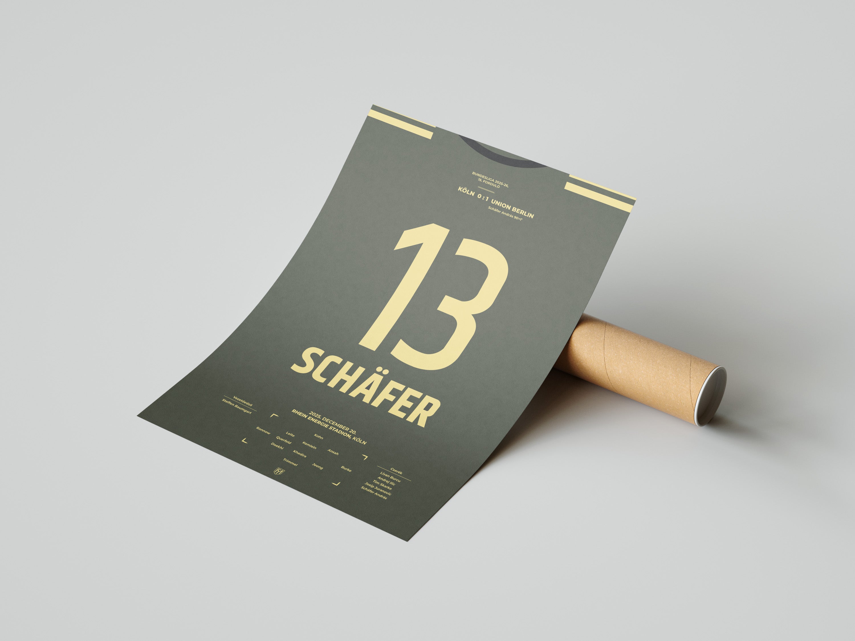 Schäfer András győzelmet érő gólja a Köln ellen