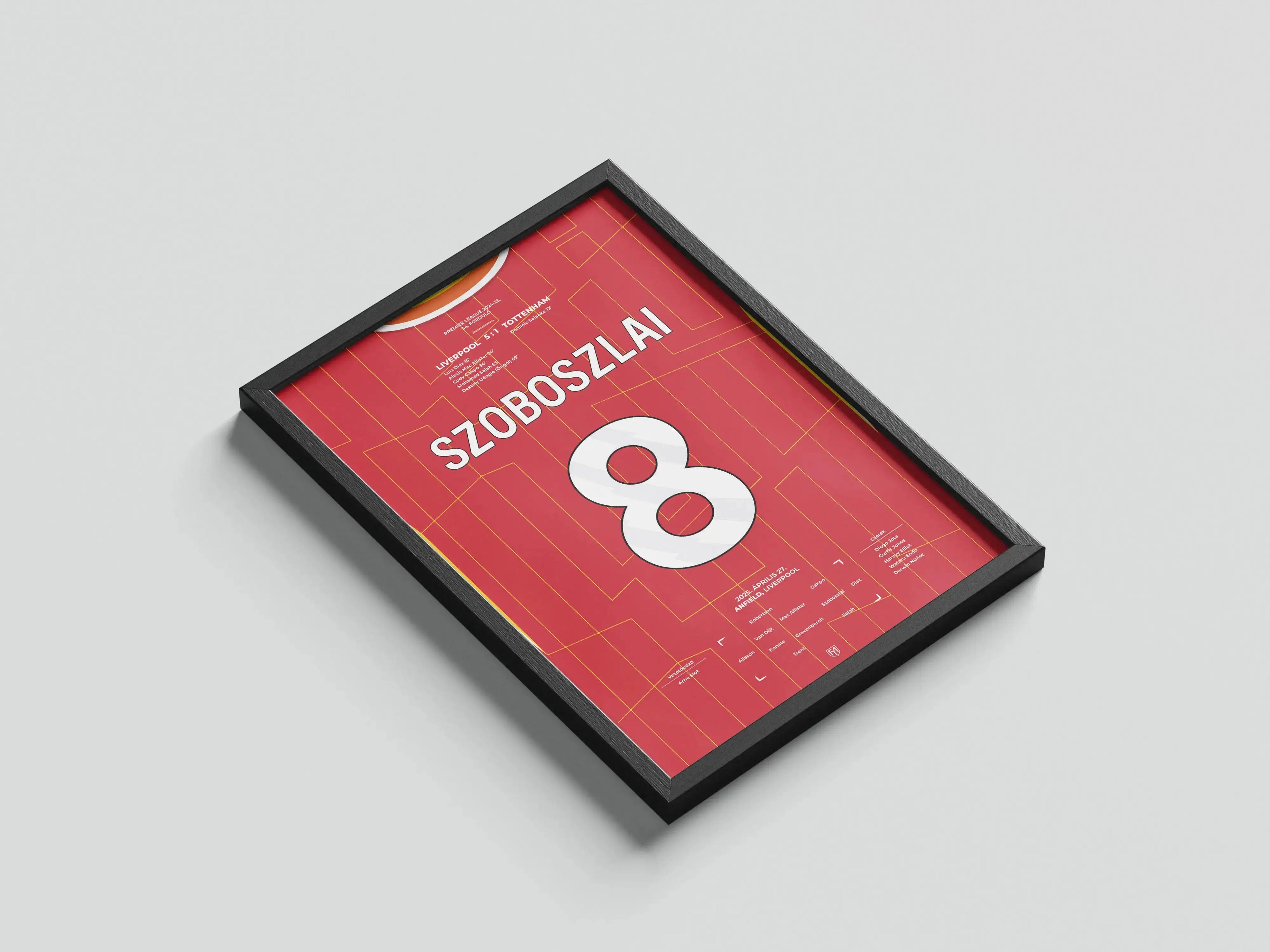 Szoboszlai Dominik Liverpool focis poszter