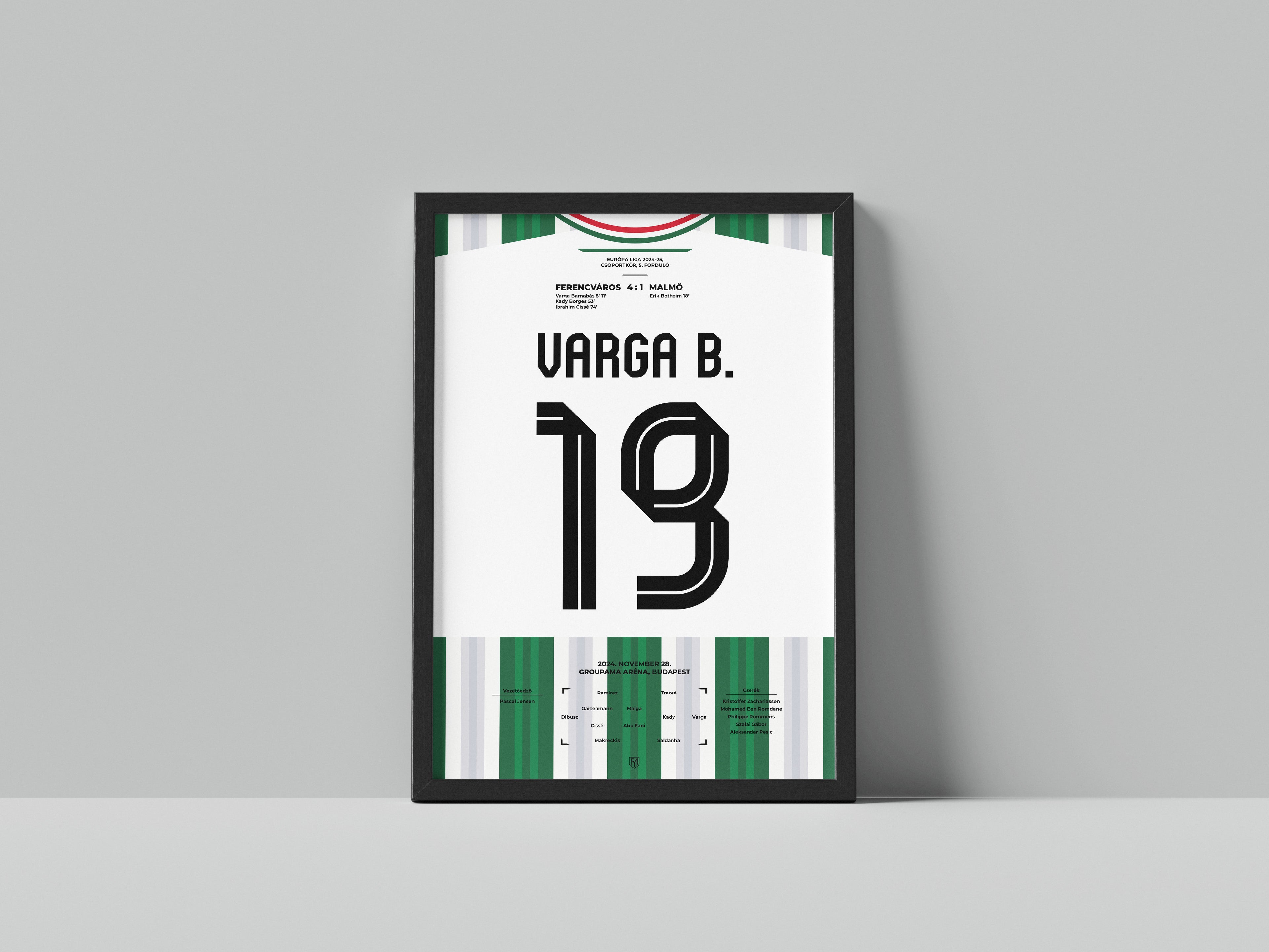 Varga Barnabás gyors duplája a Malmö ellen