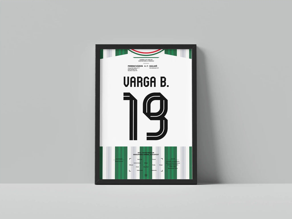 Varga Barnabás gyors duplája a Malmö ellen – FociMűhely hűtőmágnes