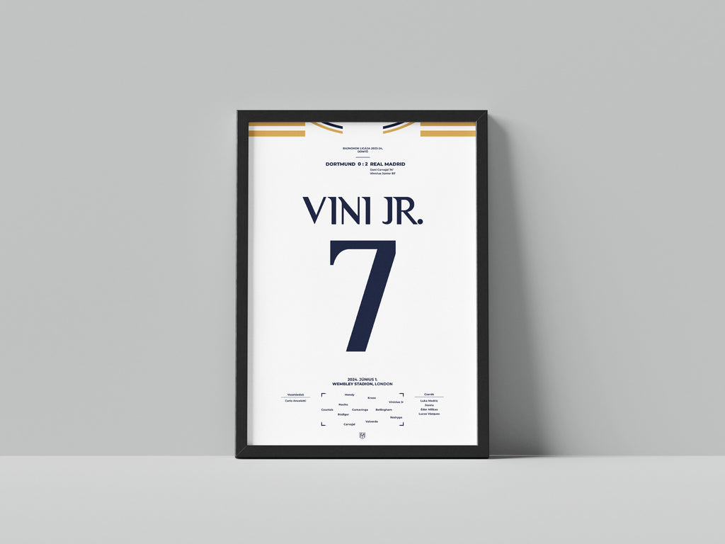 Vinicius Jr gólja a Dortmund ellen