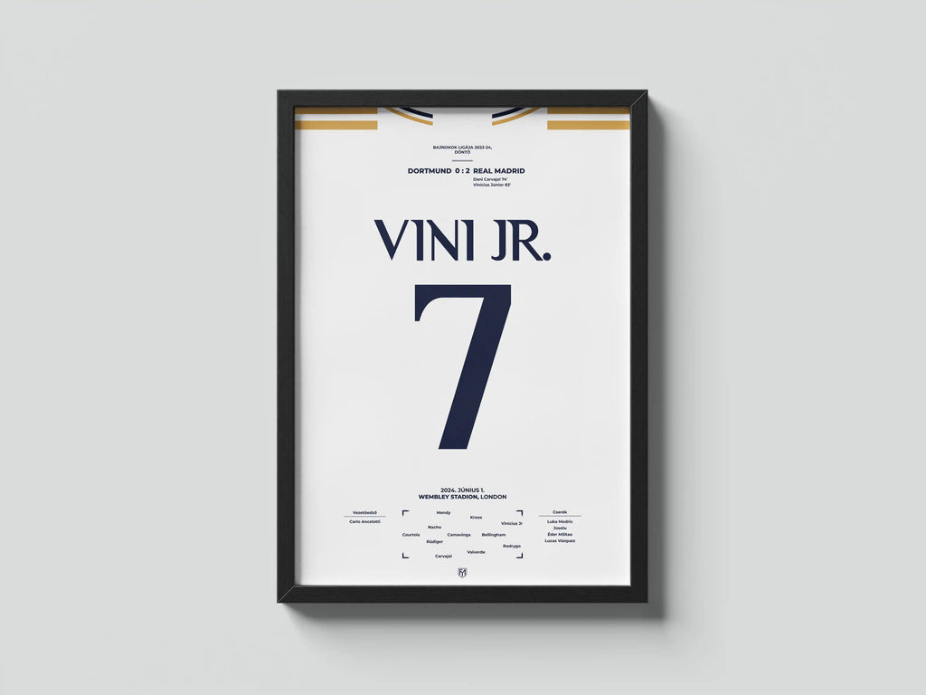 Vinicius Jr Real Madrid focis poszter