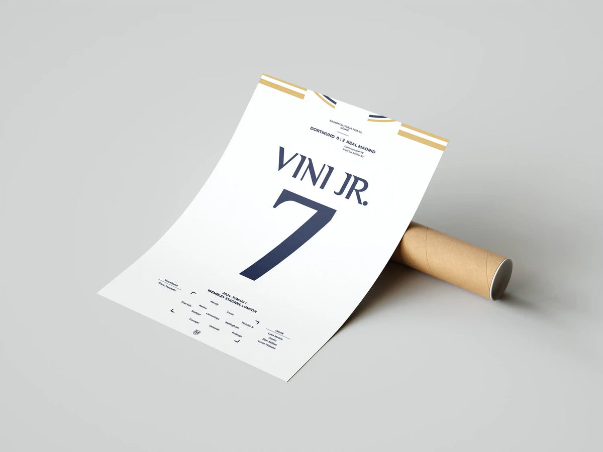 Vinicius Jr Real Madrid focis poszter
