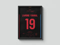 Lamine Yamal Barcelona focis poszter